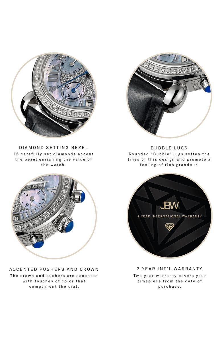 JBW Women's Victory Diamond Watch, 37mm - 0.16 ctw, Alternate, color,
