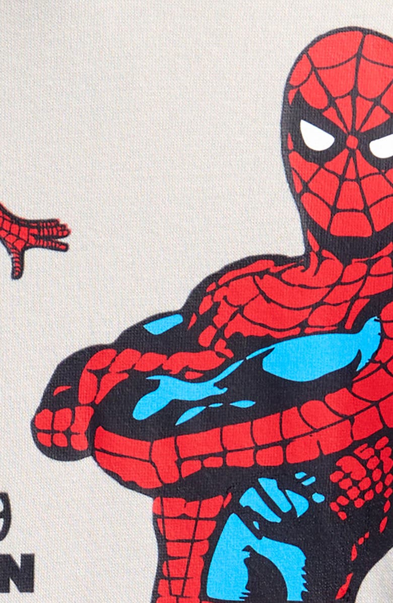 Jem Kids' Spider-Man Fleece Graphic Hoodie, Alternate, color, Grey