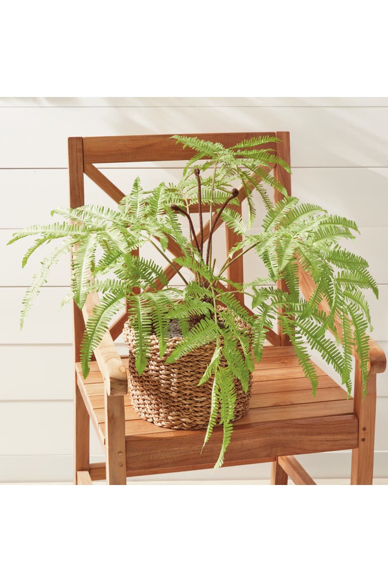 Forest Fern Faux (Fake) Drop-In 29.5", Alternate, color, Green