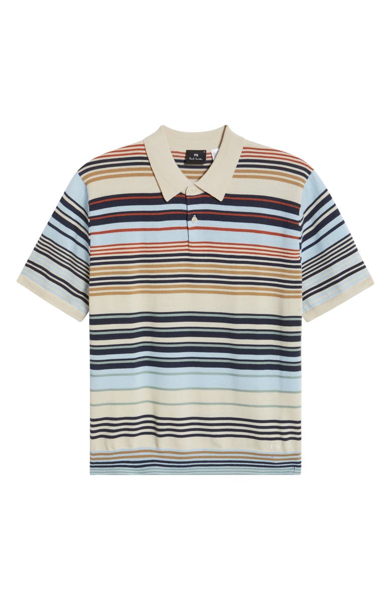 Paul Smith Merino Wool Polo Sweater, Alternate, color, 