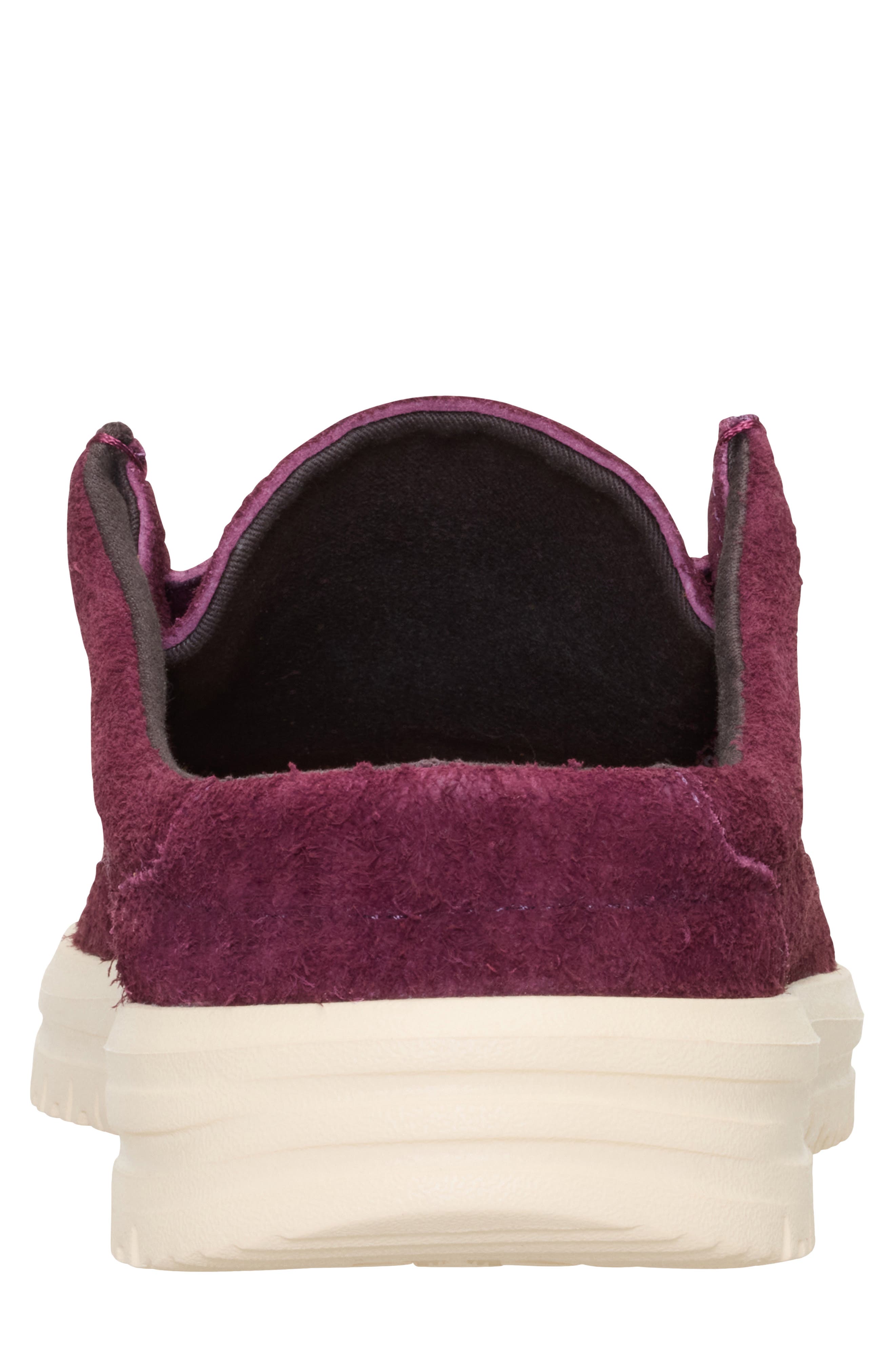 Hey Dude Wally NXT Suede Loafer Mule, Alternate, color, Fig Purple