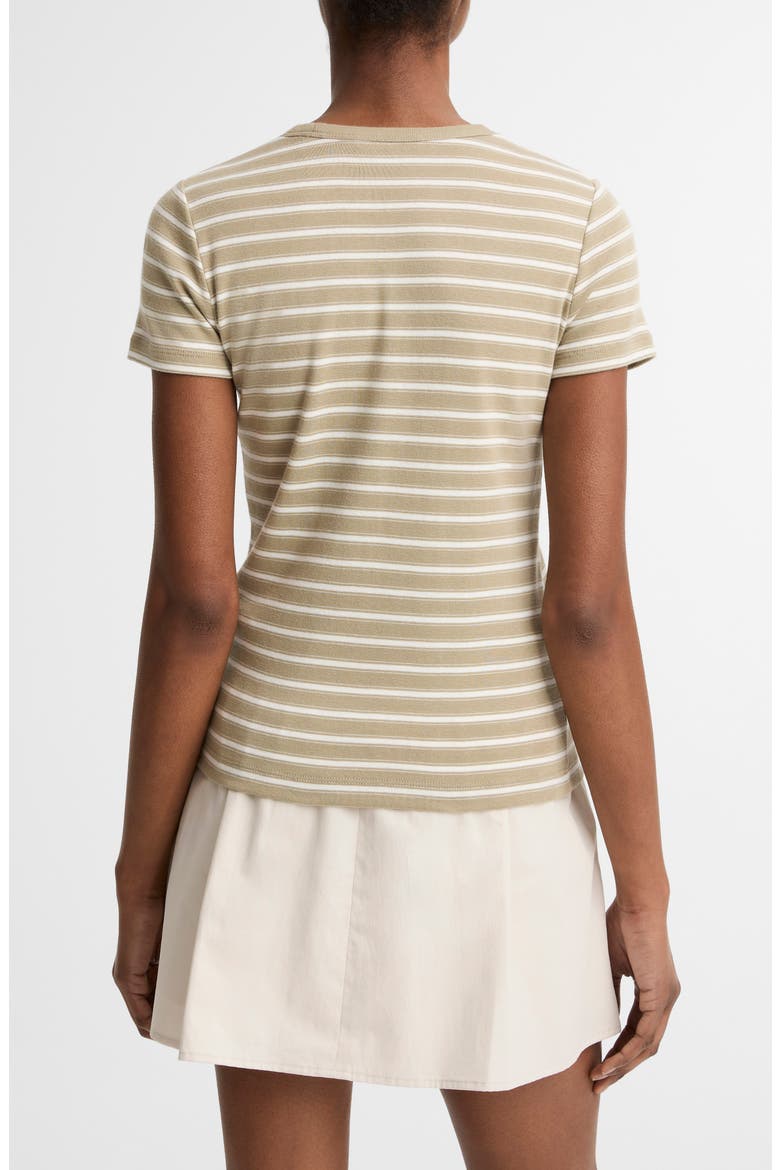 Shrunken 90s Stripe Tee, Alternate, color, SALTED MOSS COMBO