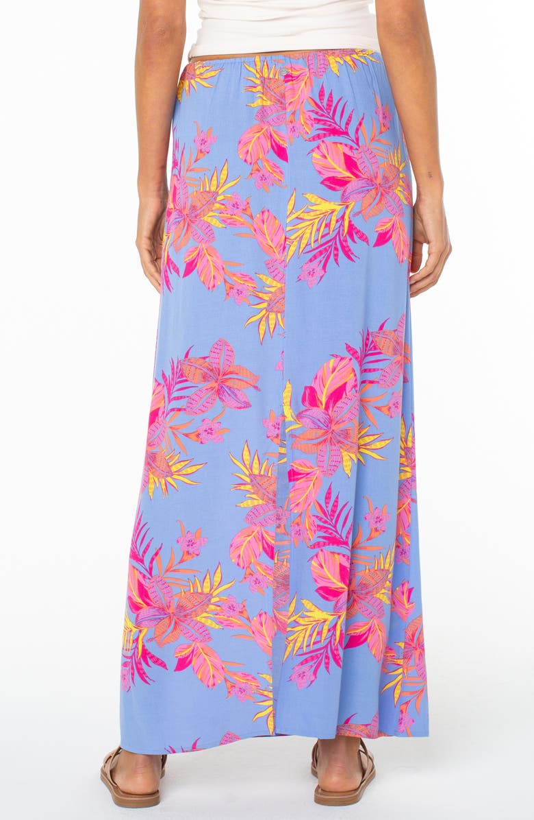 Roxy Iyla Floral Drawstring Maxi Skirt, Alternate, color, 