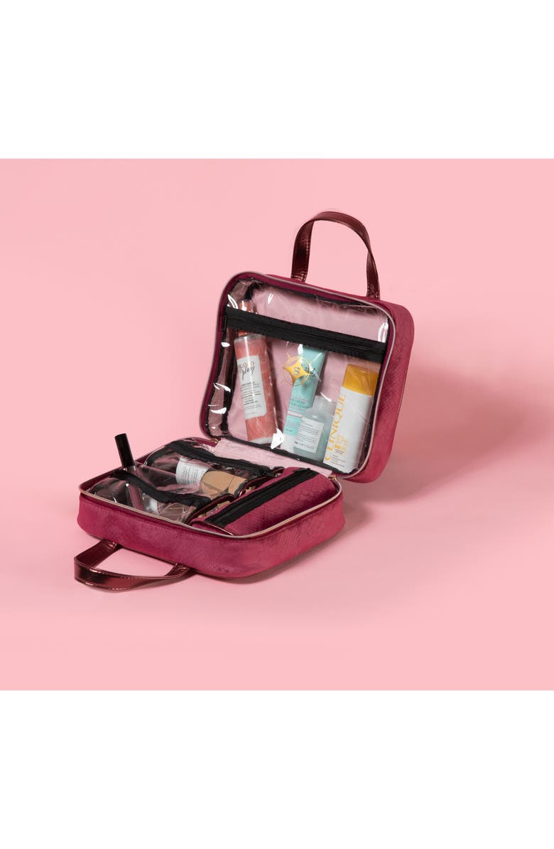 Stephanie Johnson Marais Martha Large Briefcase Cosmetic Case, Alternate, color, 