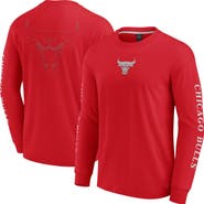 FANATICS Men's Fanatics Red Chicago Bulls Elements Strive Long Sleeve T-Shirt