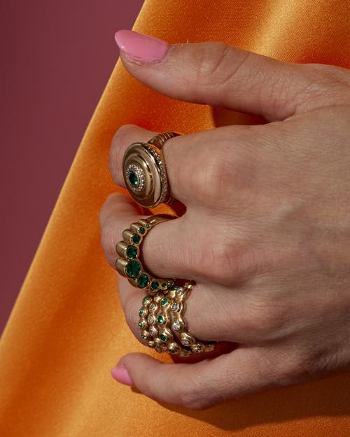 Campbell + Charlotte Evolve Stacking Ring In Gold