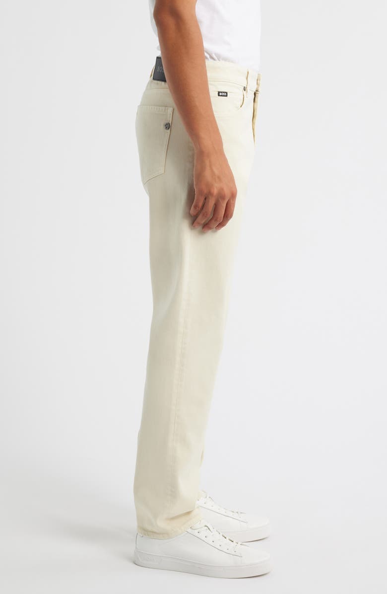 BOSS Ogden Straight Leg Jeans, Alternate, color, Open White