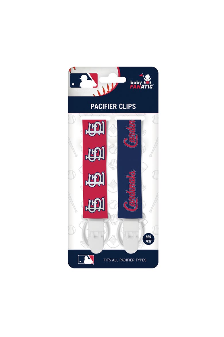 St. Louis Cardinals Pacifier Clip 2-Pack, Alternate, color, Multicolor