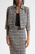 L'AGENCE Jia Crop Tweed Jacket