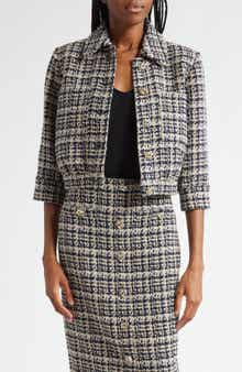 L'AGENCE Jia Crop Tweed Jacket