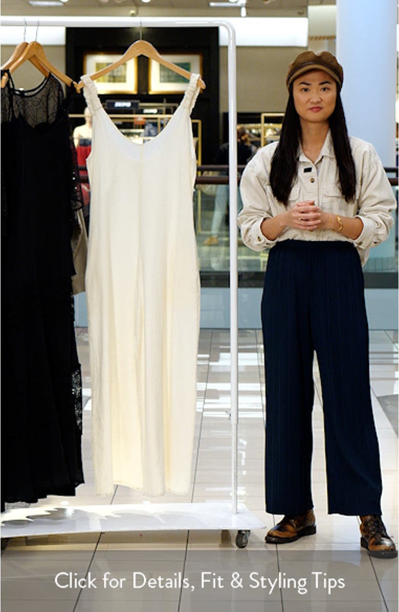 Cotton & Linen Cover-Up Jumpsuit, sales video thumbnail