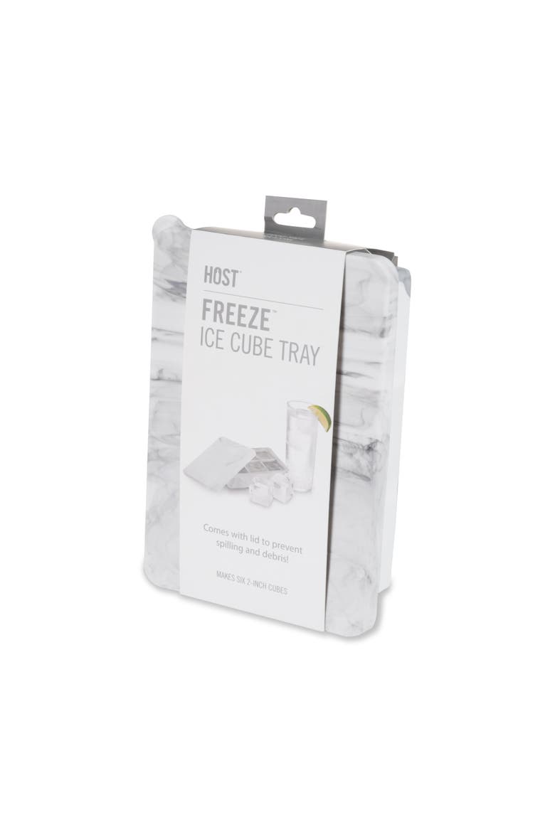 2" Ice Cube Tray with Lid, Alternate, color, Gray Marble