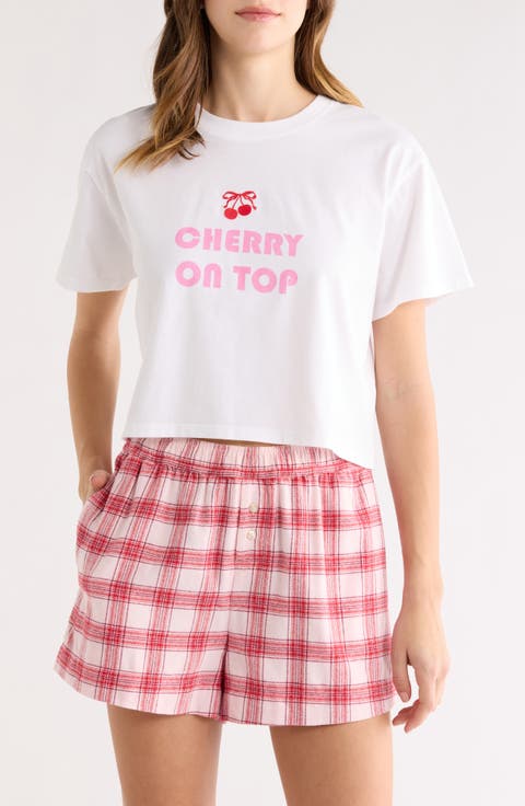 Boxy Crop Sleep T-Shirt