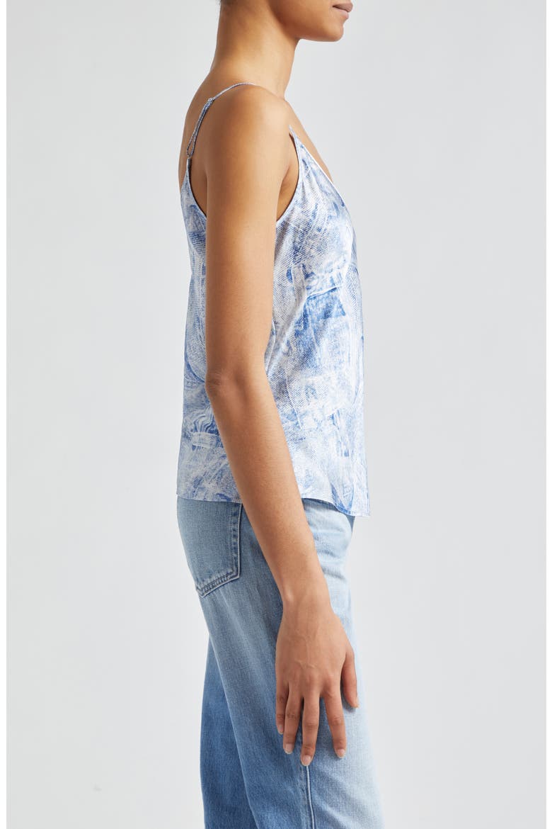 Lexi Print Silk Camisole, Alternate, color, BLUE MULTI DENIM PRINT