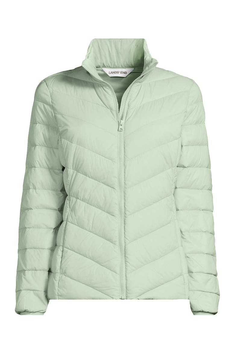 Wanderweight Ultralight Packable Chevron Quilted Down Jacket, Alternate, color, Lily Pond