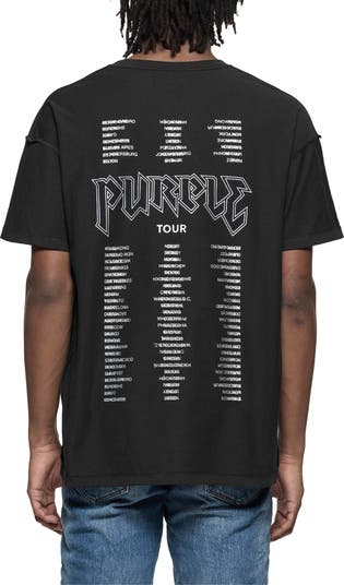 Textured Inside Out Cotton Graphic T-Shirt