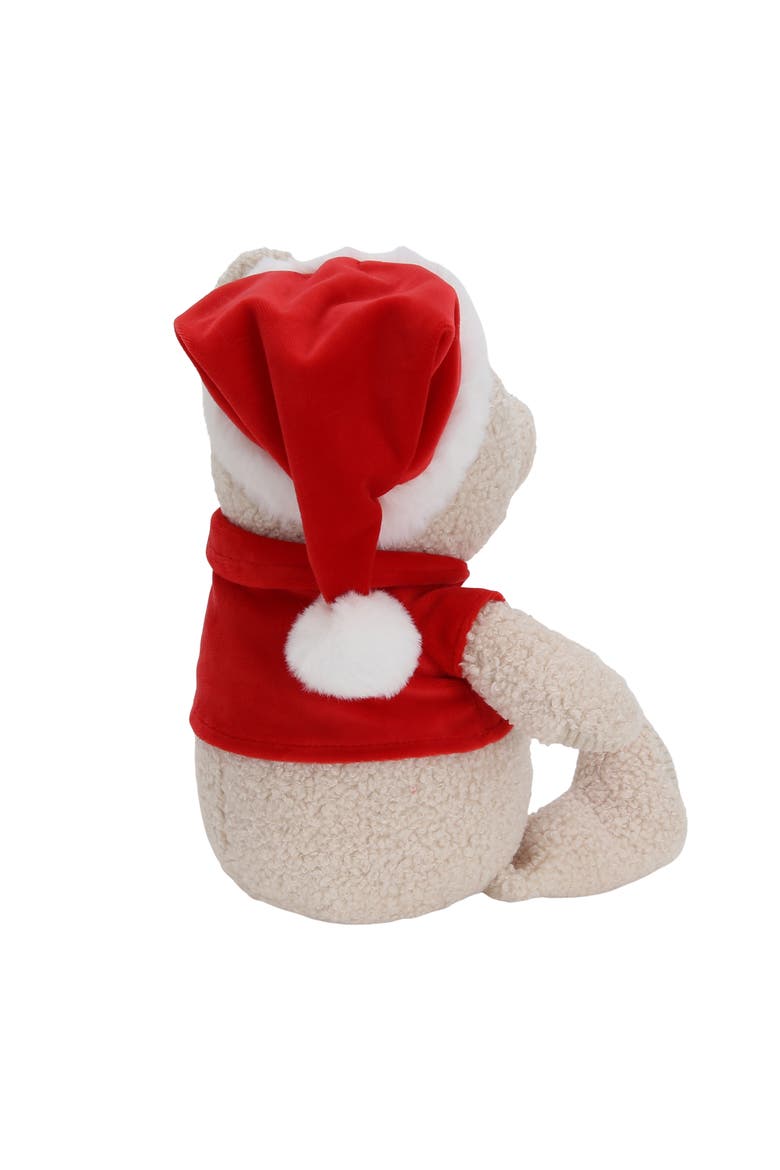 Disney Winnie the Pooh Holiday Christmas Plush Stuffed Animal Toy, Alternate, color, Cream