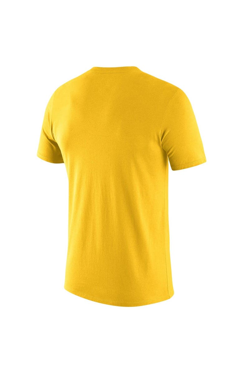 Nike Men's Nike Maize Michigan Wolverines School Logo Legend Performance T-Shirt, Alternate, color,
