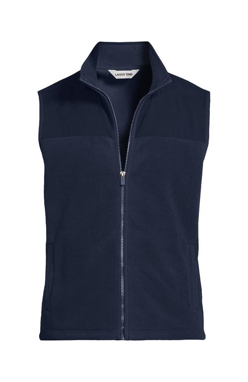 Lands' End Anyweather Raindefense Fleece Vest In Multi