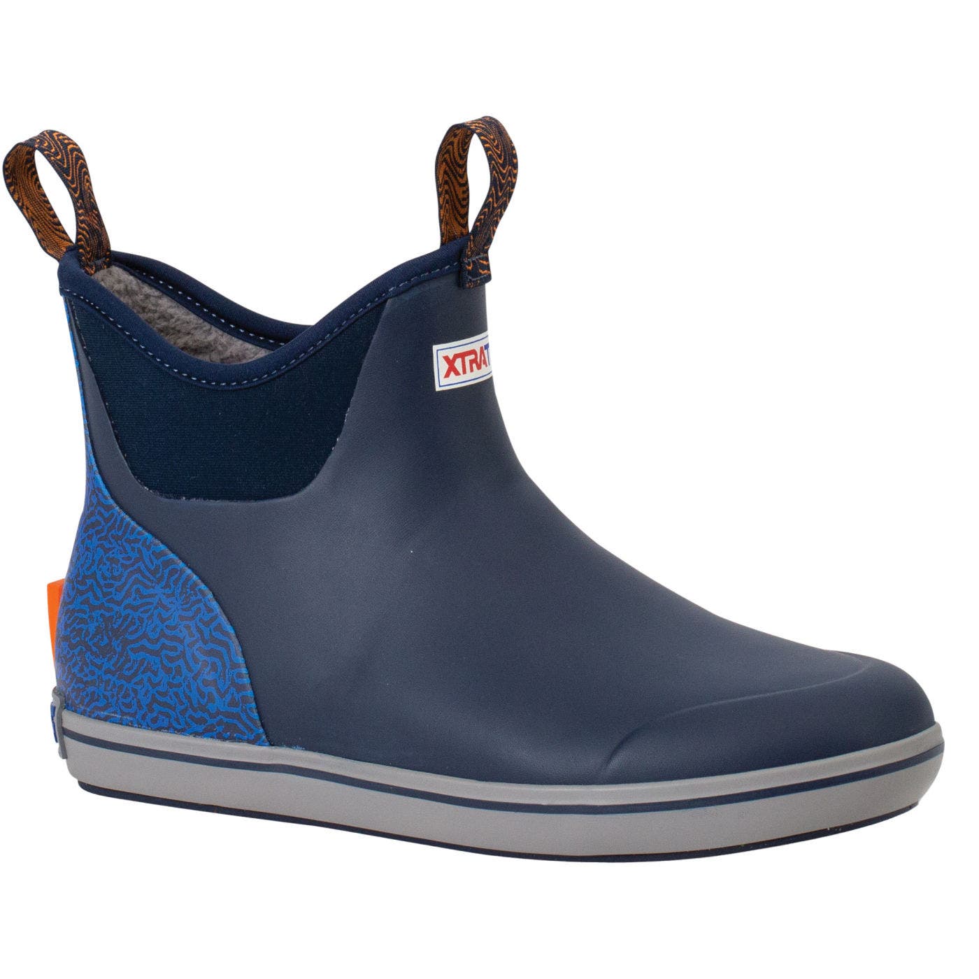 XTRATUF Men's Trolling Pack Fleece Lined Ankle Deck Boot, Alternate, color, 