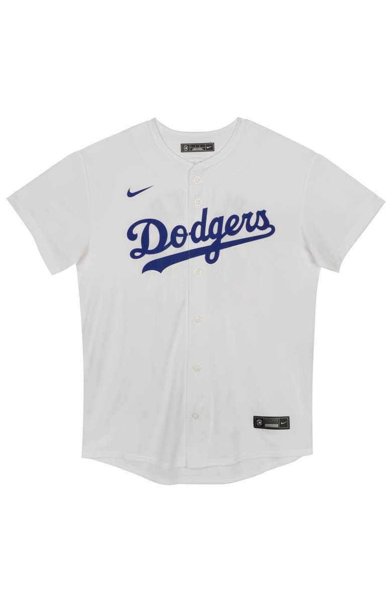 Nike Preschool Nike White Los Angeles Dodgers Home Game Jersey, Main, color, White