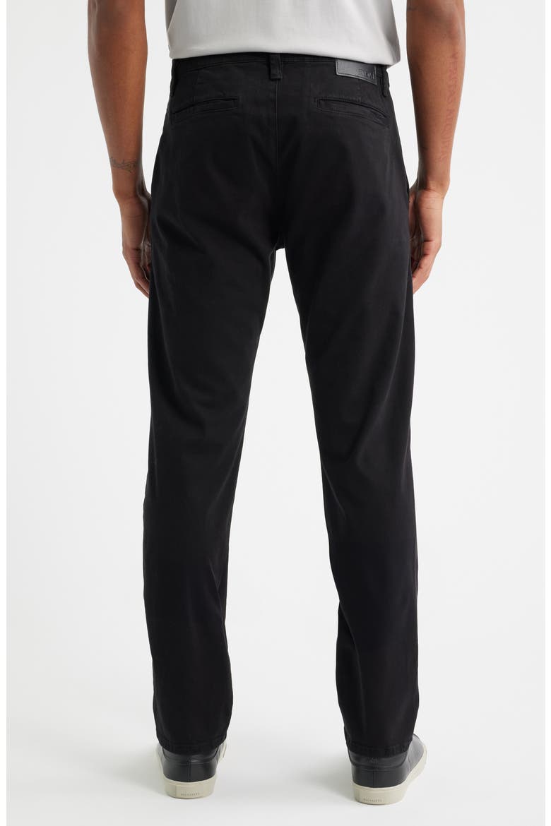 Milton Slim Straight Leg Chinos, Alternate, color, BLACK CASUAL TWILL
