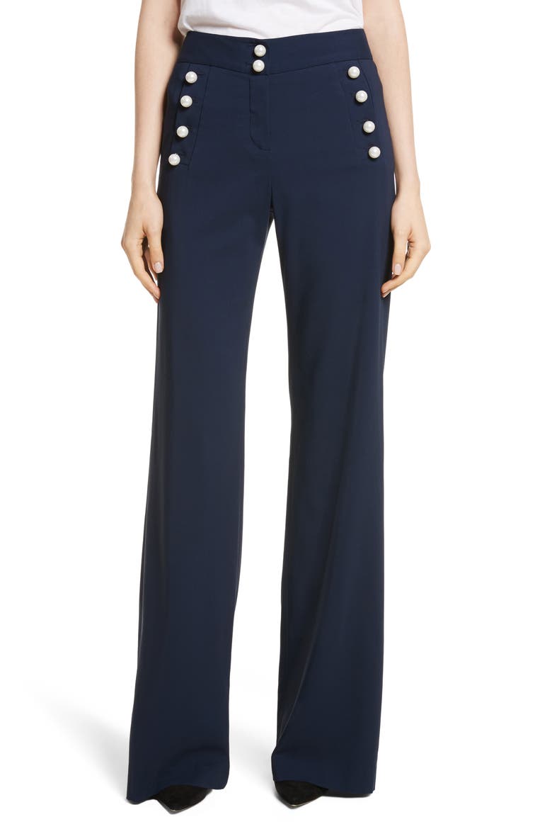 Adley Sailor Pants, Main, color, NAVY