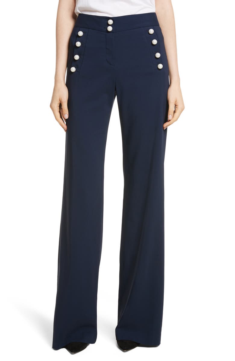 Veronica Beard Adley Sailor Pants, Main, color,