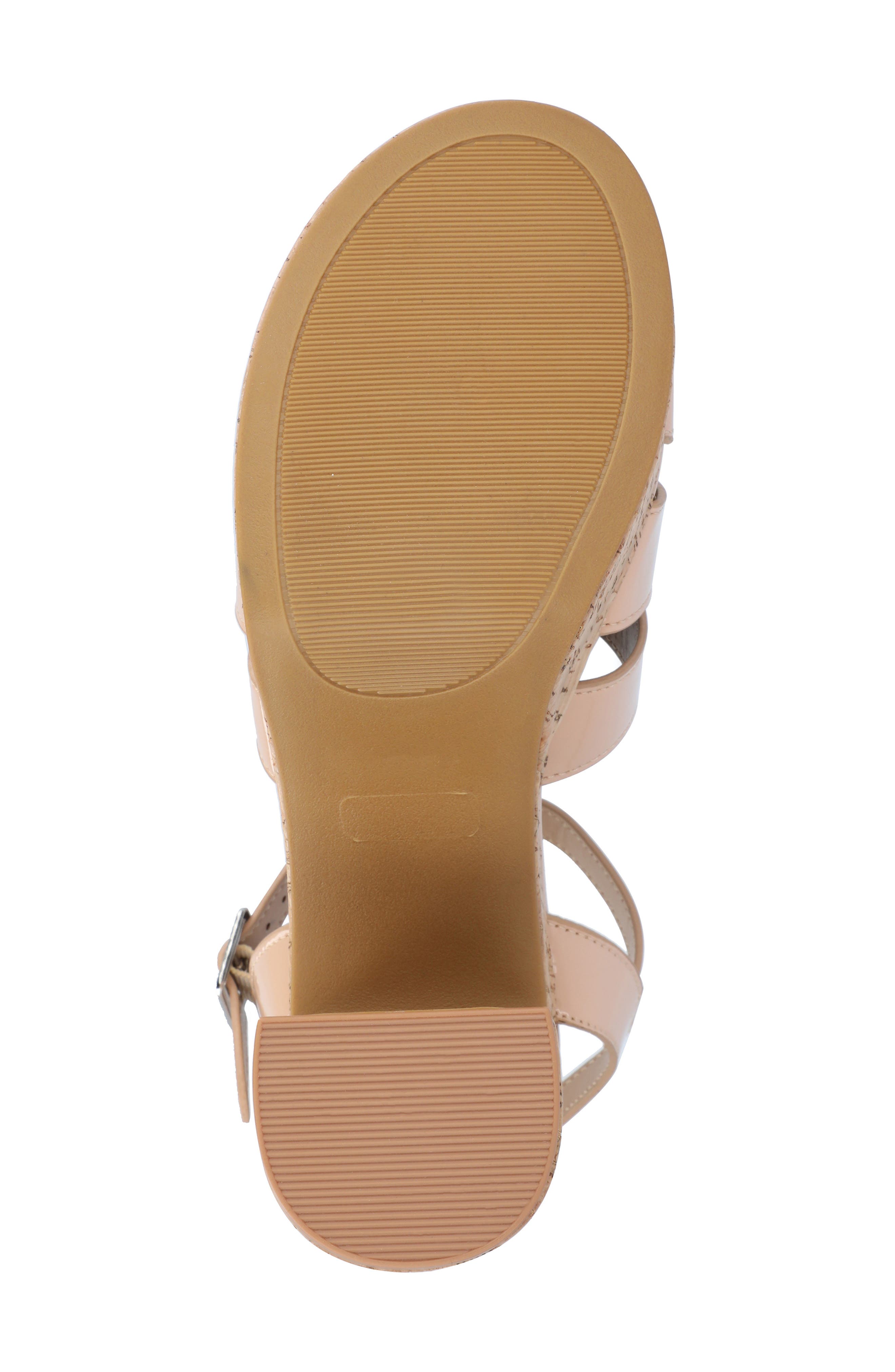 Jania Platform Sandal, Alternate, color, NUDE