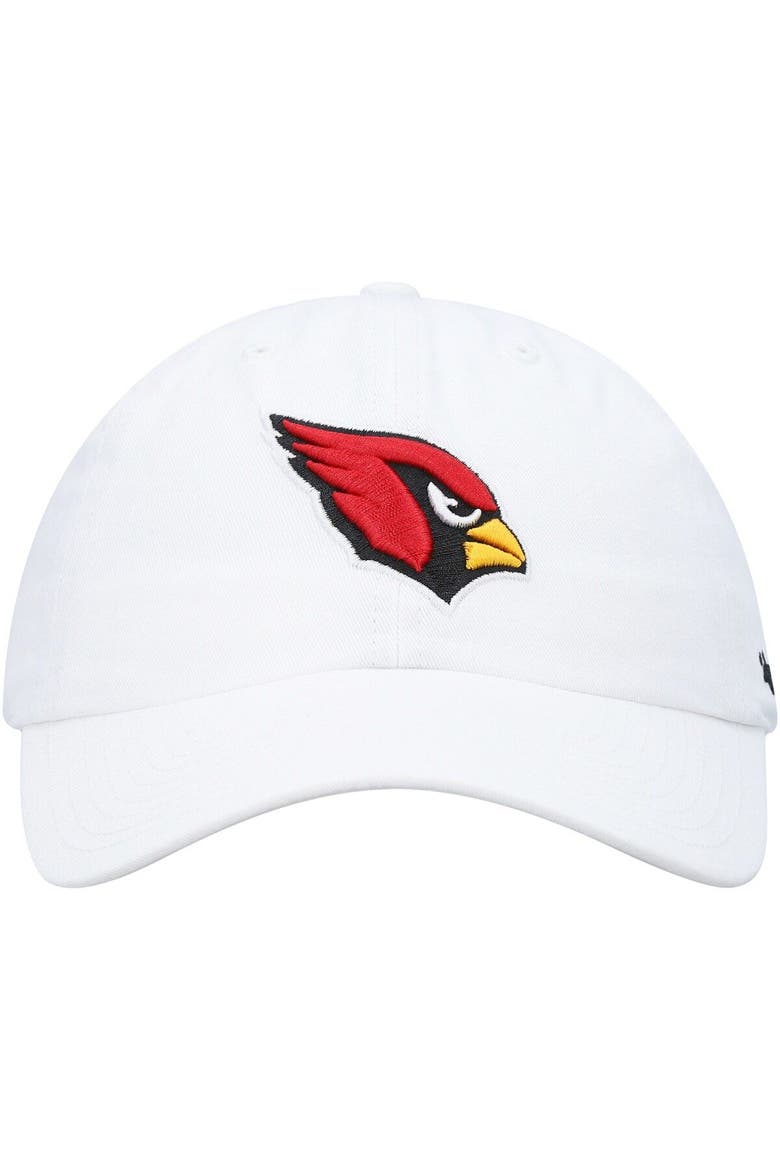Men's '47 White Arizona Cardinals Clean Up Adjustable Hat, Alternate, color, White