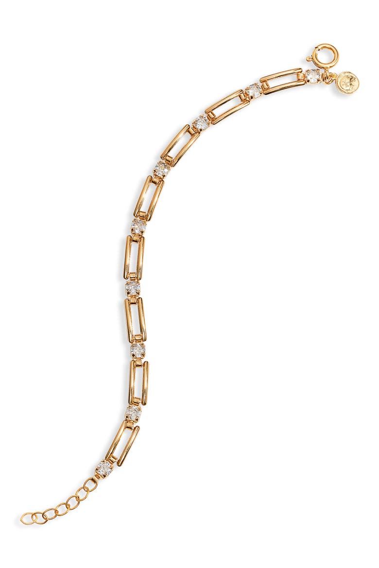 Gianna Chain Link Bracelet, Main, color, GOLD