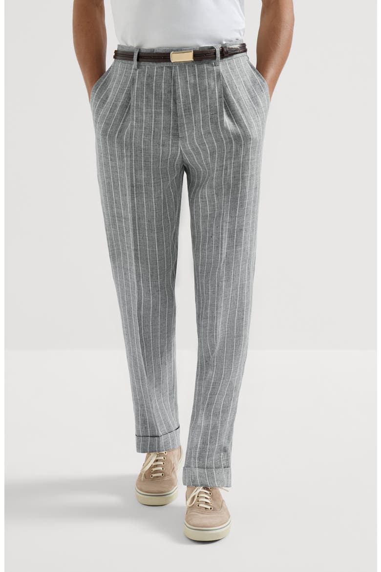 Twill trousers, Main, color, Medium Grey