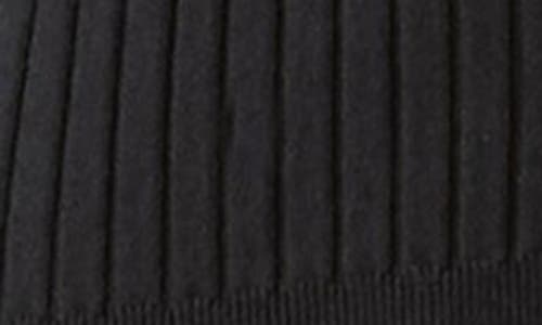 Lk Bennett Willow Rib Merino Wool & Cotton Cardigan In Black