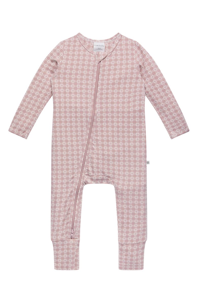 Kynd Baby Day or Night Romper, Main, color, Flower Gingham