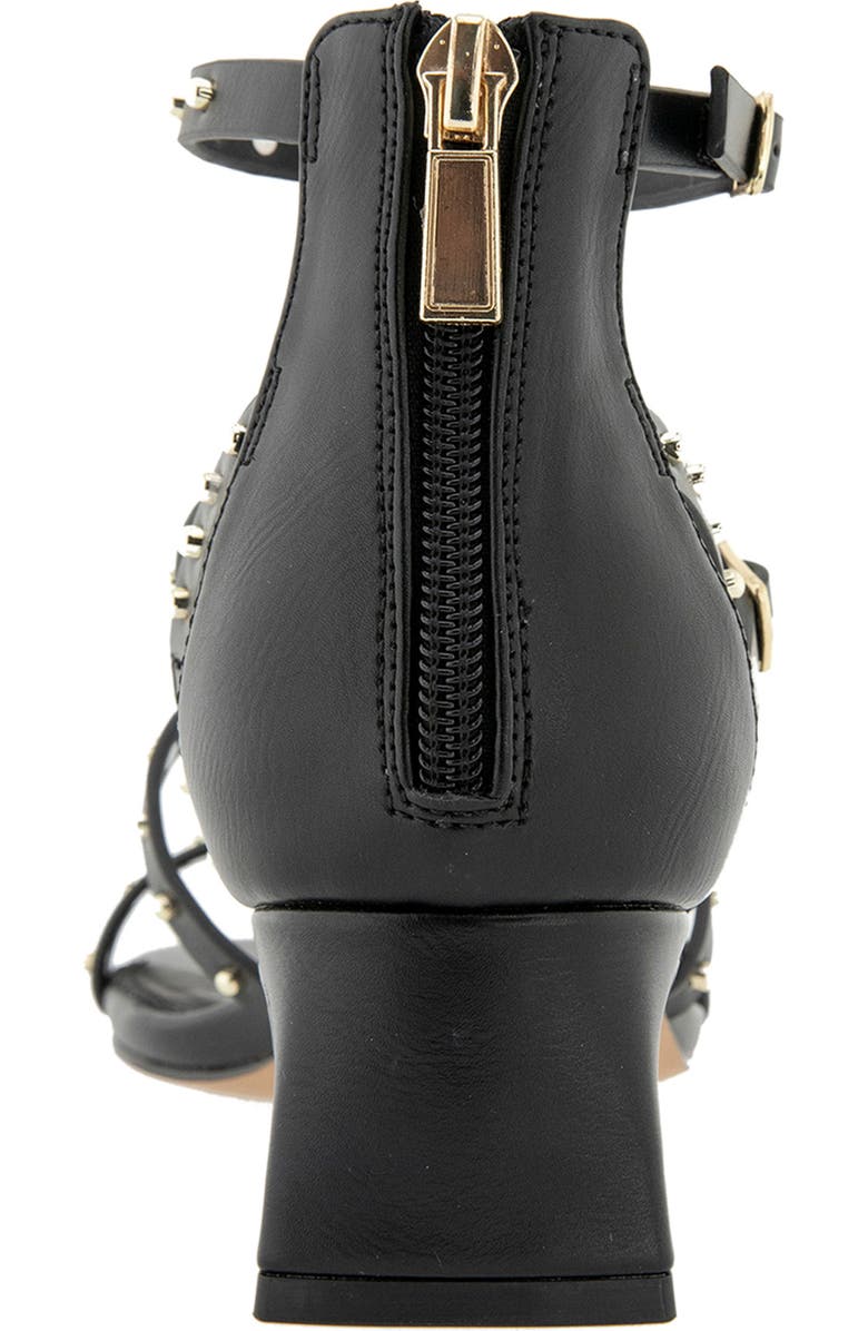 Rebecca Minkoff Avani Cage Sandal, Alternate, color, Black