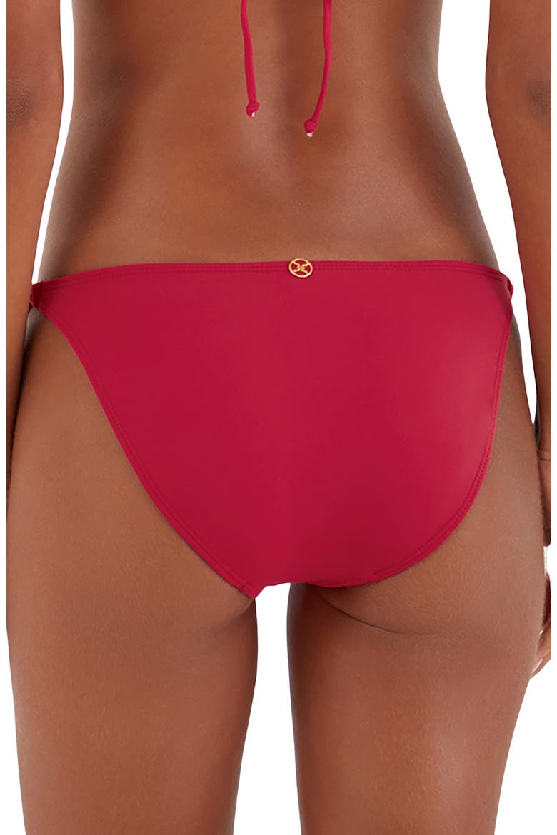 Solid Holly DTL Bikini Bottoms, Alternate, color, RED