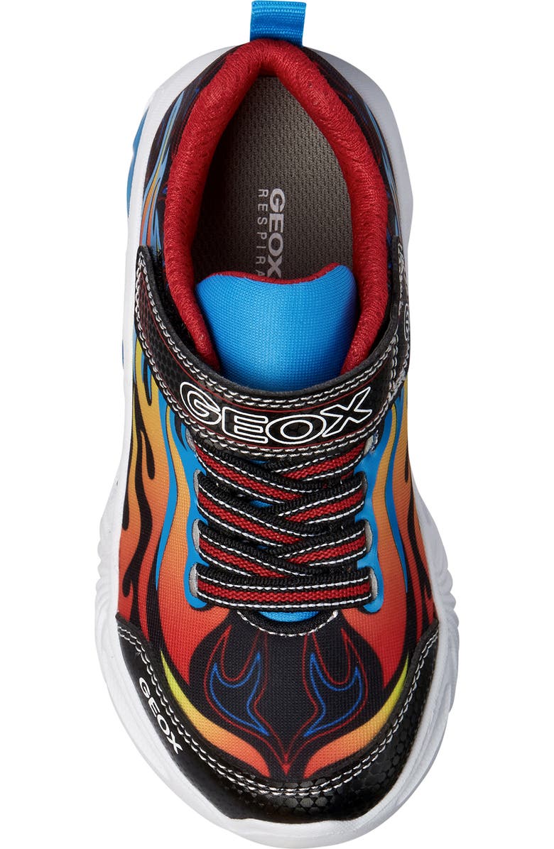 Geox Kids' Assister Light Up Sneaker, Alternate, color,