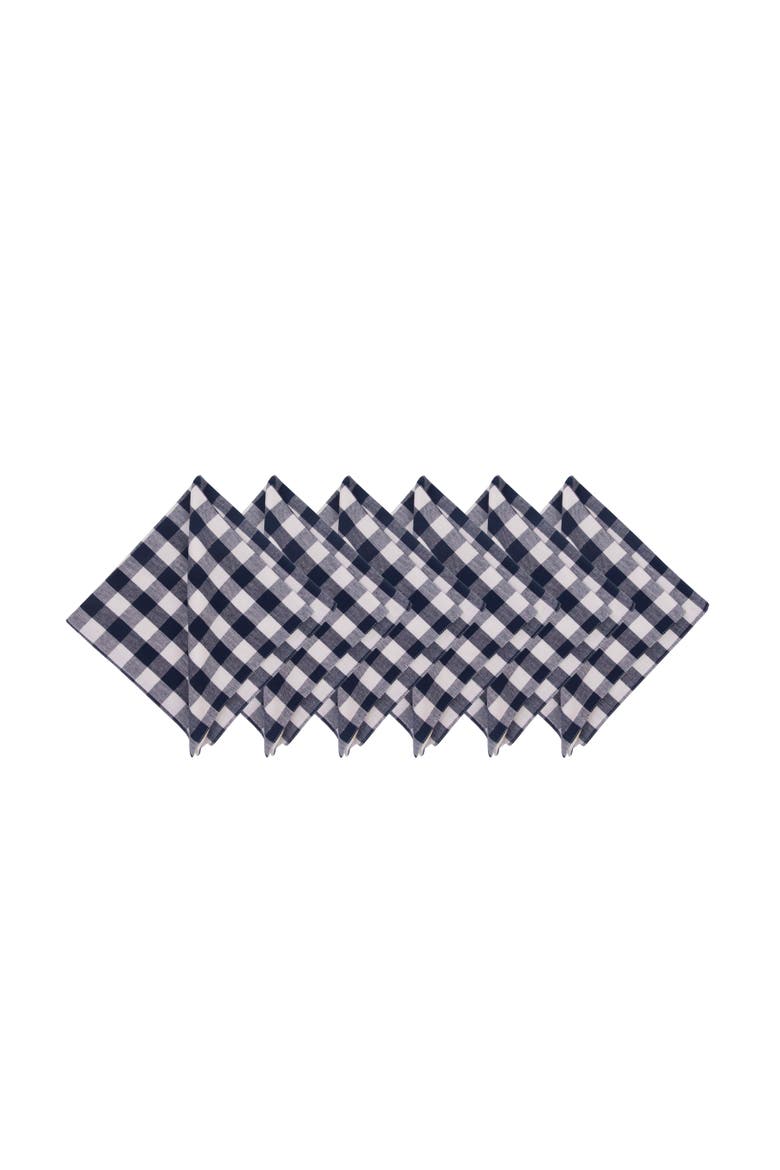 Rooster Farmhouse Graphic Print Napkins Set of 6, Alternate, color, Green