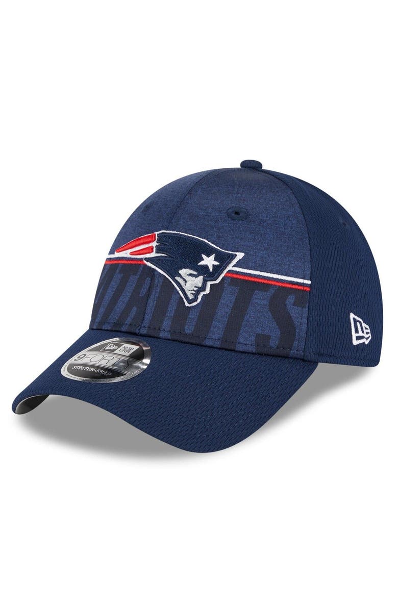 New Era Men's New Era Navy New England Patriots 2023 NFL Training Camp 9FORTY Adjustable Hat, Main, color,