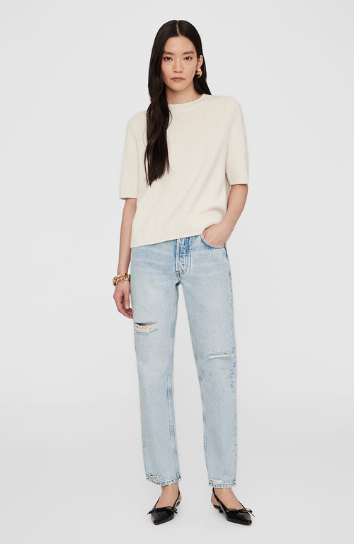 Anine Bing Jackson Sweater In White