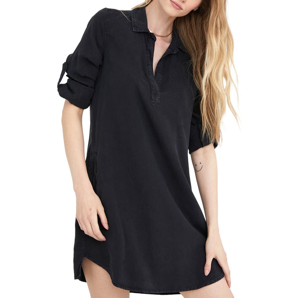 Bella Dahl A-Line Shirtdress in Vintage Black  product