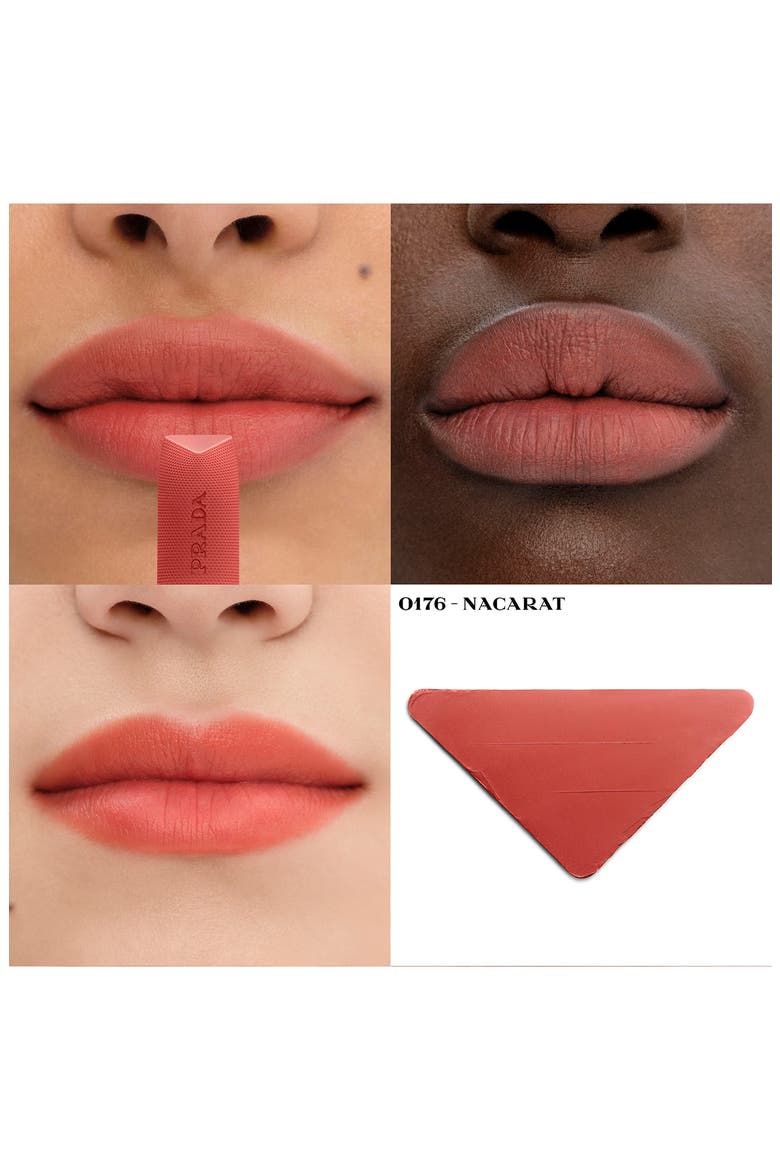 Monochrome Soft Matte Refillable Lipstick, Alternate, color, O176 NACARAT - Coral orange