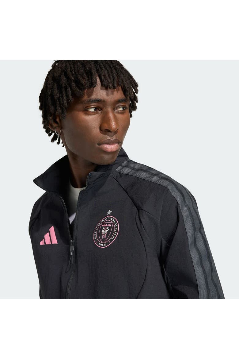 Men's adidas  Black Inter Miami CF 2026 Anthem Raglan Full-Zip Jacket, Alternate, color, Black
