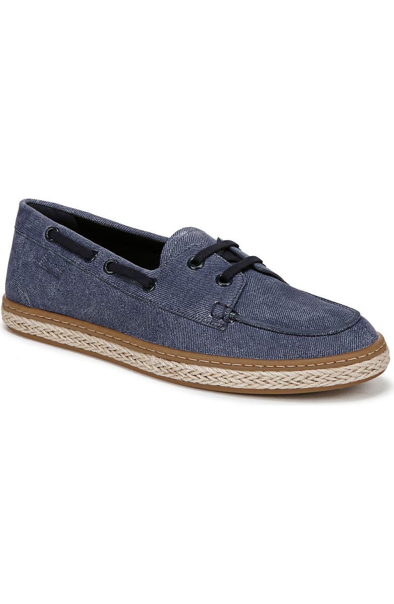 Vionic Bay Loafer Boat Shoe, Main, color, Dark Denim