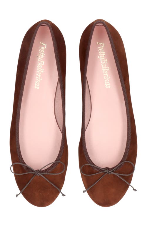 Pretty Ballerinas Round Toe Ballet Flat In Brown