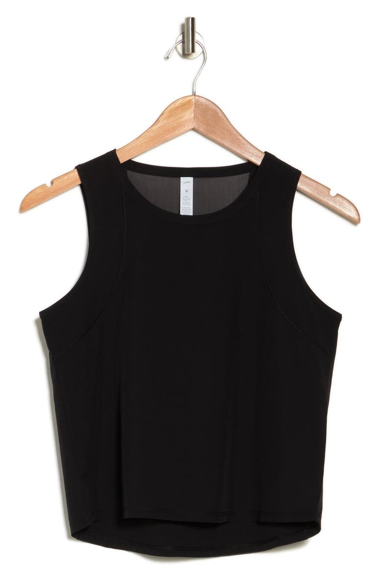 Mesh Back Tank, Alternate, color, BLACK
