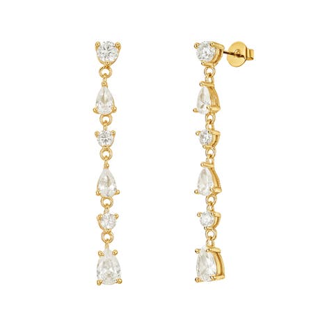 Taurus Crystal Drop Earrings