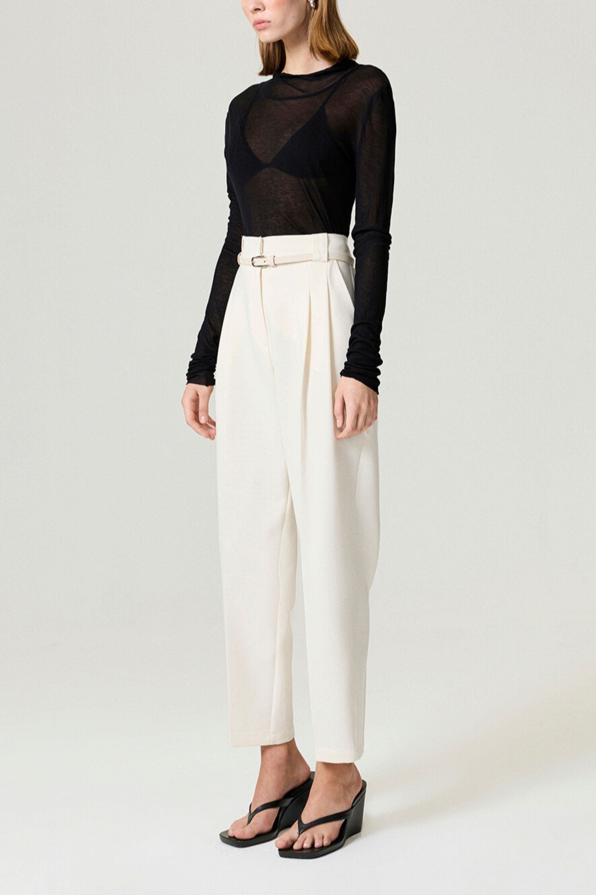 Belt Detailed Pants - image 4