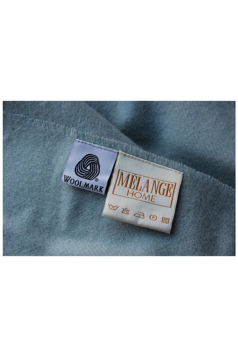 Merino Wool Throw Blanket, Alternate, color, GREY