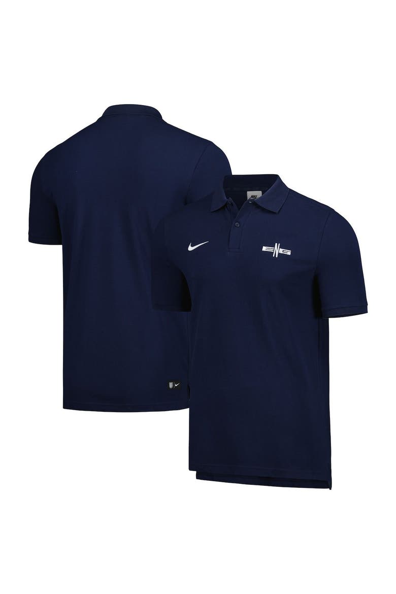 Men's Nike Blue England National Team Pique Polo, Main, color, Blue